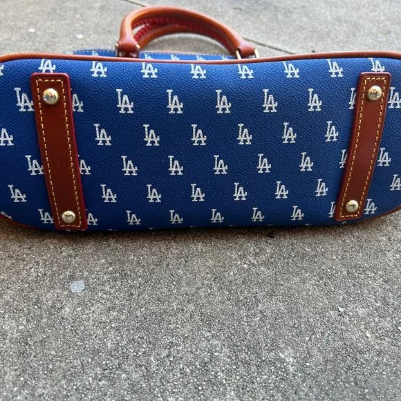 Dooney & Bourke Dodgers Satchel with Leather Accents - Picture 4 of 7
